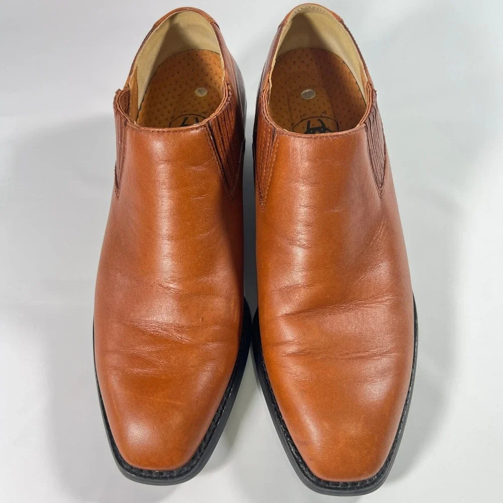 Ariat‎ Sonora 16528 Women's 9.5B Cognac Leather Western Ankle Booties Chelsea